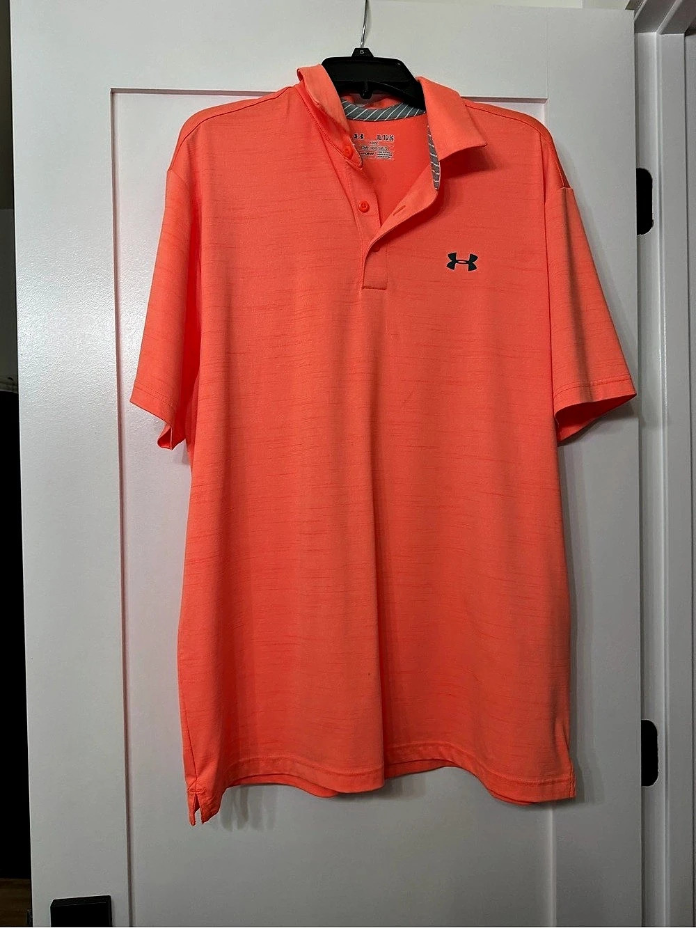 Under Armour HeatGear Loose Fit Performance Polo Shirt Orange XL